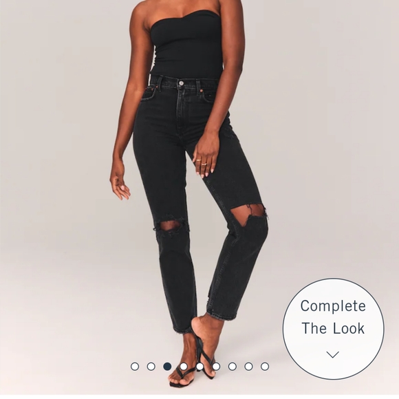 Abercrombie & Fitch Denim - Abercrombie Curve Love High Rise Jeans